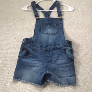 Cherokee Denim Shorts Overalls
